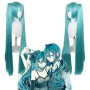 cosplay假发VocAloid水蓝色初音未来Miku假发初音未来假发cos