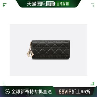 欧洲直邮迪奥女士钱包黑色 DIOR PORTEFEUILLE