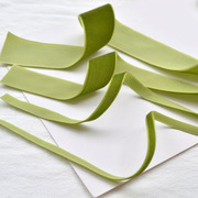 橄榄绿天鹅绒带丝带手工，发饰diy饰品，配件自制蝴蝶结发夹发绳材料