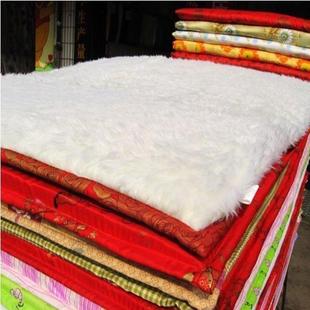 冬用保暖长毛垫被可拆洗羊毛绒两用床垫加厚床褥地铺垫规格全