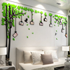 亚克力3d立体墙贴相框树，卧室客厅沙发背景，照片墙装饰品照片树贴纸
