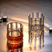 威士忌酒杯洋酒杯子，水晶玻璃创意古典家用啤酒高档高端酒具套装