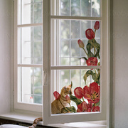 《花夏如海》法式ins风窗纸家用自粘玻璃贴文艺质感窗花