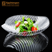 德国进口Nachtmann 创意水晶玻璃水果盘子碟子甜点盘沙拉盘果斗