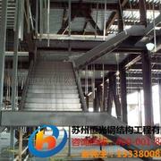 苏州钢木结构楼梯钢结构，楼梯焊接室外钢楼梯