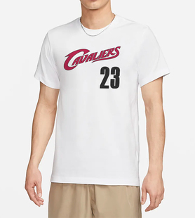 夏季骑士队23号詹姆斯JAMES男士圆领篮球运动短袖宽松透气T恤