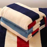床单 绒类法兰绒加绒加厚速热超柔毛毯多尺寸可选单人双人盖毯