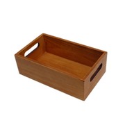 大号无盖桌面收纳盒工具盒杂物小木盒复古风手提盒实木木盒定制
