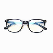 TF眼镜TF5925方框黑色近视镜架板材斯文粗框蓝光镜框变色可配度数
