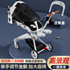 溜娃神器遛娃超轻便可坐躺婴儿推车一键折叠高景观(高景观)儿童宝宝手推车