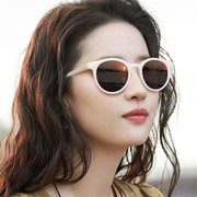 刘亦菲许红豆(许红豆)同款墨镜，女高级感时尚，韩版防紫外线偏光茶色太阳眼镜
