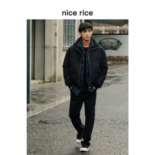 nice rice好饭 棉感小直筒11.5盎司弹力牛仔裤商场同款NFD13006
