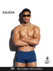 saligia海风度假夏日运动男士，泳衣高弹耐磨速干四角泳裤