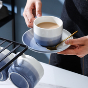 欧式陶瓷咖啡杯套装小奢华创意挂耳下午茶茶具ins风小精致杯子碟