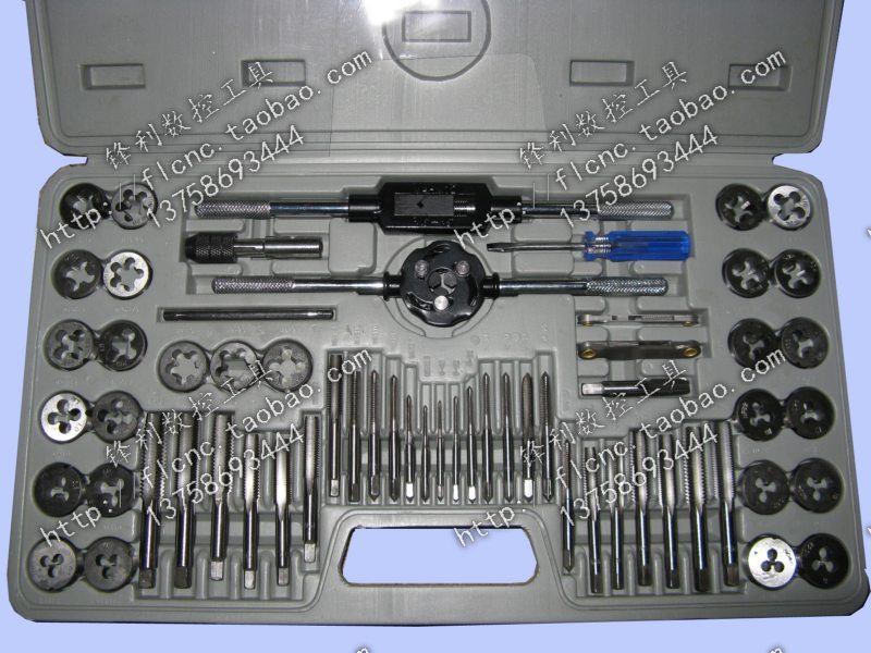 Tap threading die suit 3-12mm Metric 60 piece Hand tap Bearing Steel Orthodox school Securityin the Hardware/Tool , Cutting , DIE category - from Buy2taobao.com to provide professional Taobao agent buy service