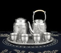 [非典精品]皇家梵诗正品泰国锡器TS025A四季茶具(配锡盘)工艺品