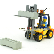 开智拼装玩具 乐高式启蒙拼插积木 8041叉车 城市建筑系列