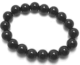巴西AAA级纯天然黑玛瑙（黑曜石）圆珠手链10MM