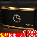 金利来 皮带 男士 自动扣 真皮牛皮男 商务腰带 铜扣裤带新款正装