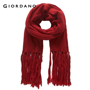 2012 Giordano soft wool scarf tassels 01281522