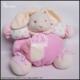 法国原单婴儿玩具 梦幻般粉色兔子