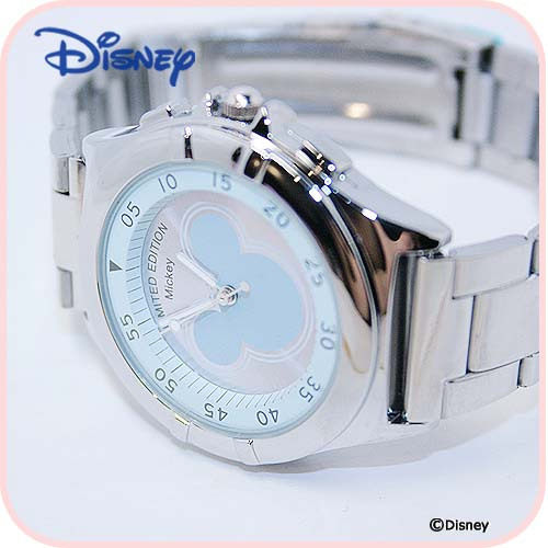 Disney Mickey 迪士尼米奇石英手表35mm表盘/情侣表/白色盘