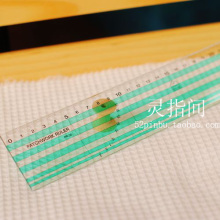 冲三皇冠 工具缝份缝头拼布尺韩国绿色条彩色 15CM 30CM 50CM