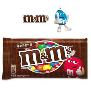  【天猫超市】M&M·S牛奶巧克力豆 40g   妙趣挡不住