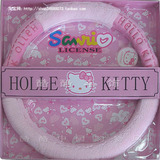 【酷酷车饰】08款Hello Kitty精品毛绒方向盘套　粉色VIP