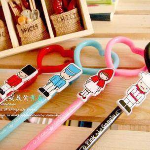 珠笔 0.5mm 随机,韩国cherrypink超可爱小动物