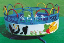 幼儿园游乐设备户外设施 儿童转椅十二座 旋转椅 幼儿转椅不带伞