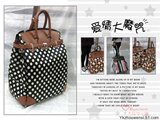 《专柜正品》韩版 波点拉杆包 时尚拉杆箱/旅行包/登机箱旅行箱