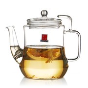 一屋窑耐热玻璃茶具花草茶具，不掉盖花茶壶泡，茶壶功夫w滤网茶壶包