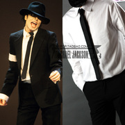 杰克逊演出服Jackson危险Dangerous小领带迈克尔杰克逊服装服饰