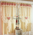 【Asa room】韩国窗帘代购进口 白色纱帘成品卧室田园窗帘k346-p