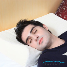 枕头 Fajeno 100%天然乳胶枕头豪华按摩枕A款颈椎枕保健枕 正品