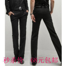 2010洁妮族独家热销~新款型男时尚商务休闲黑色型男士西裤