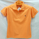 Polo保罗小马球 女士纯棉短袖T恤-橘黄