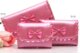韩国代购Happening粉色珠光蝴蝶结钱包C2-N