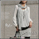 韩版灰色无袖长款卫衣(送雪纺围巾)
