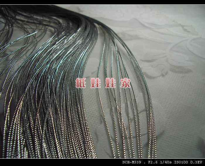 手工diy材料  吊绳线 书签绳 细绳 银线 银绳 sd1004