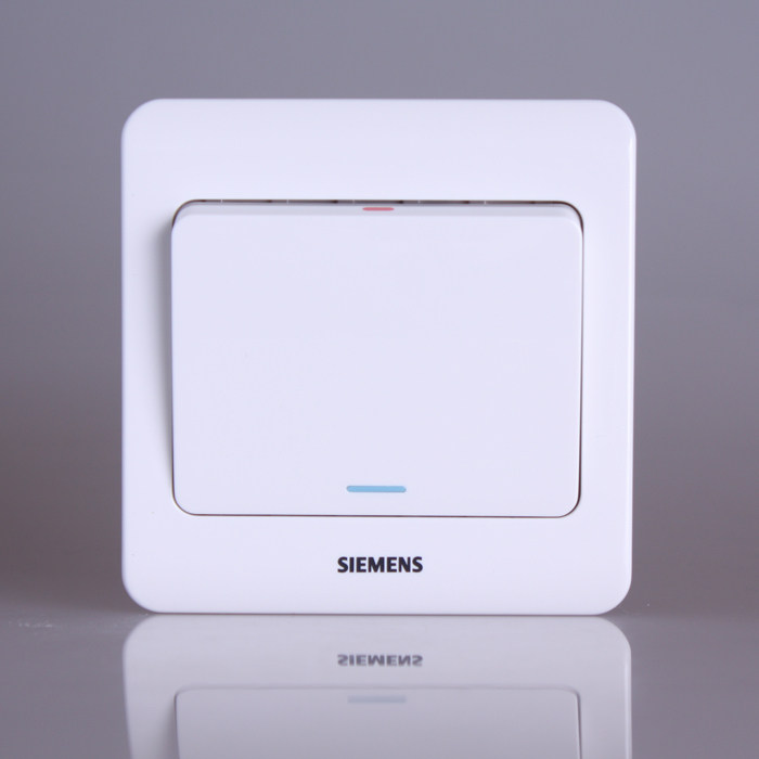 西门子开关插座Siemens/西门子远景一开单控带荧光