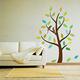 韩国直送DIY树与鸟壁纸/贴纸/瓷砖贴纸