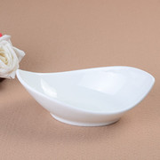 创意酒店西餐厅餐具碗纯白陶瓷餐具水果碗异形碗雪糕碗甜点碗汤碗
