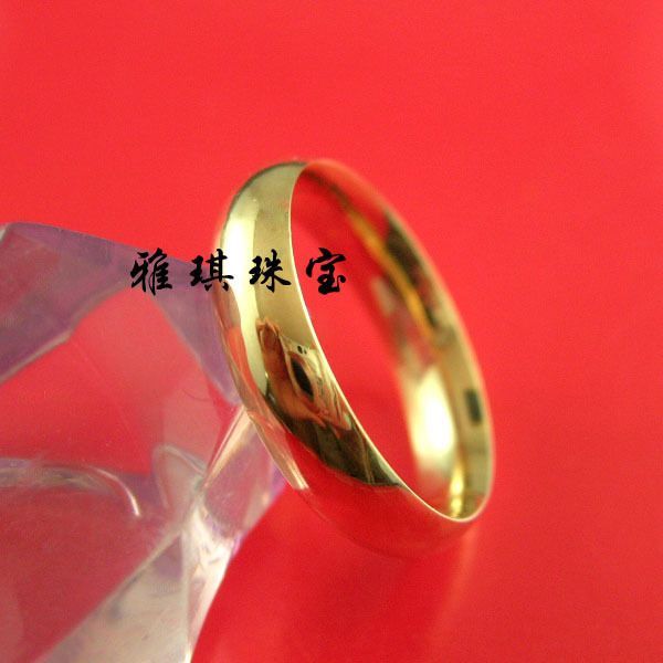 18K黄金戒指 18玫瑰金戒指18K白金彩金 黄金情侣戒指男戒女戒在类目 珠宝/钻石/翡翠/黄金, K金首饰, 手饰中 - 来自Buy2taobao.com提供专业的淘宝代购服务