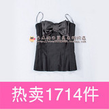 8T-572-928包邮 欧单原单韩版大蝴蝶结打底外穿胸衣上衣抹胸裹胸