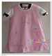 新品M＆Co.baby粉色小兔格子套装3-6