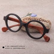 木头眼镜架方框复古超大框，眼镜男女木质，眼镜框配近视眼木头潮