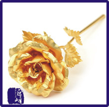 黄金玫瑰（大号开花）情人节礼品 七夕礼品 七夕情人节 可批发