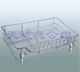 可调四边碗盘拉篮TC007A2D